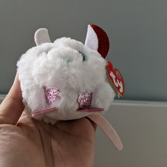 TY Puffies Brie the Holiday Mouse - Picture 5 of 5